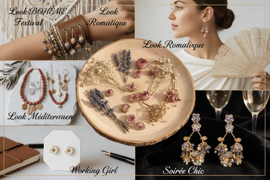 5 façons de porter vos bijoux en fleurs séchées - Bijoux Joséphine