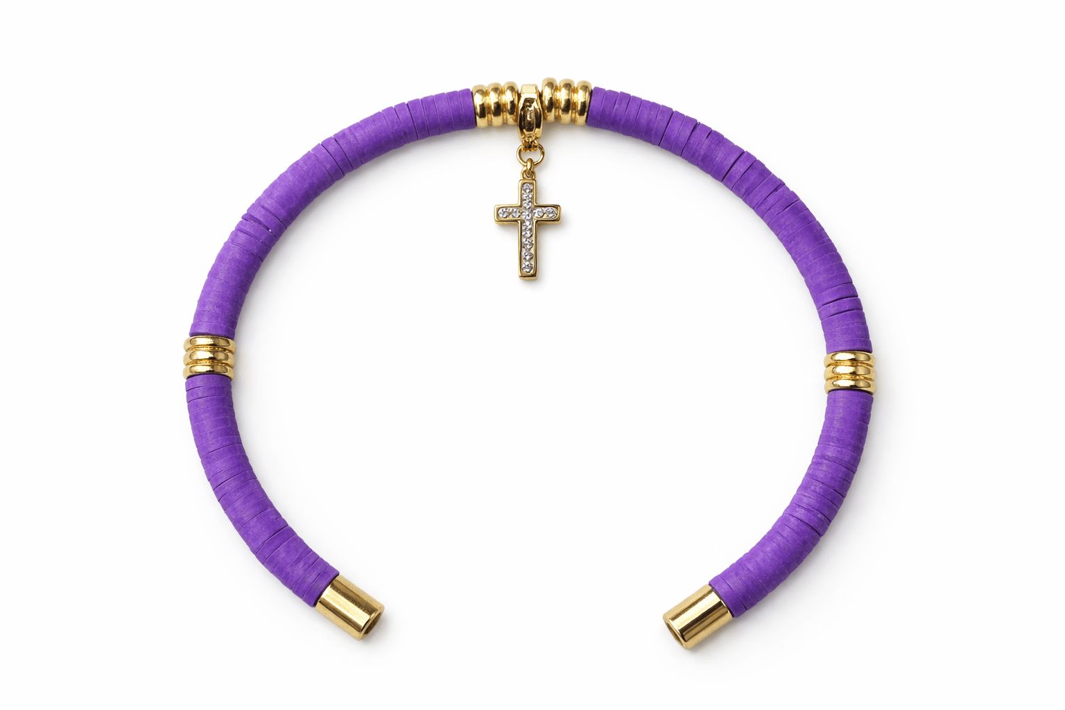 Bracelet réglable Jonc Vamos à la Playa - Acier Inoxydable Doré - Bijoux Joséphine