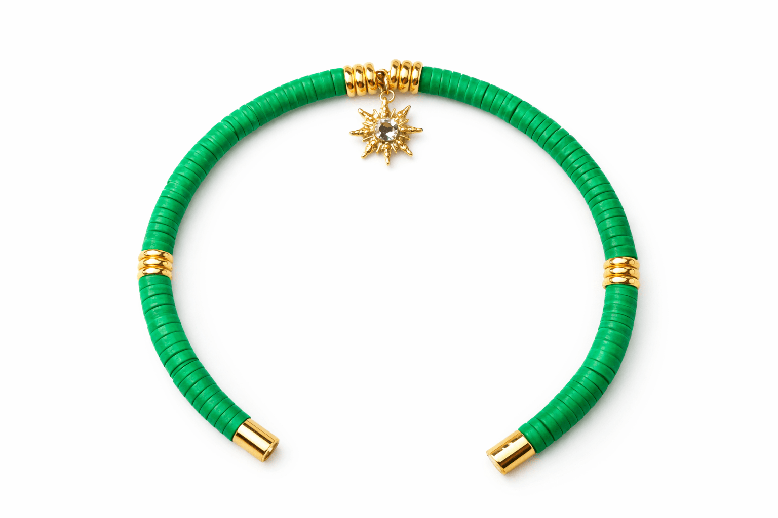 Bracelet réglable Jonc Vamos à la Playa - Acier Inoxydable Doré - Bijoux Joséphine