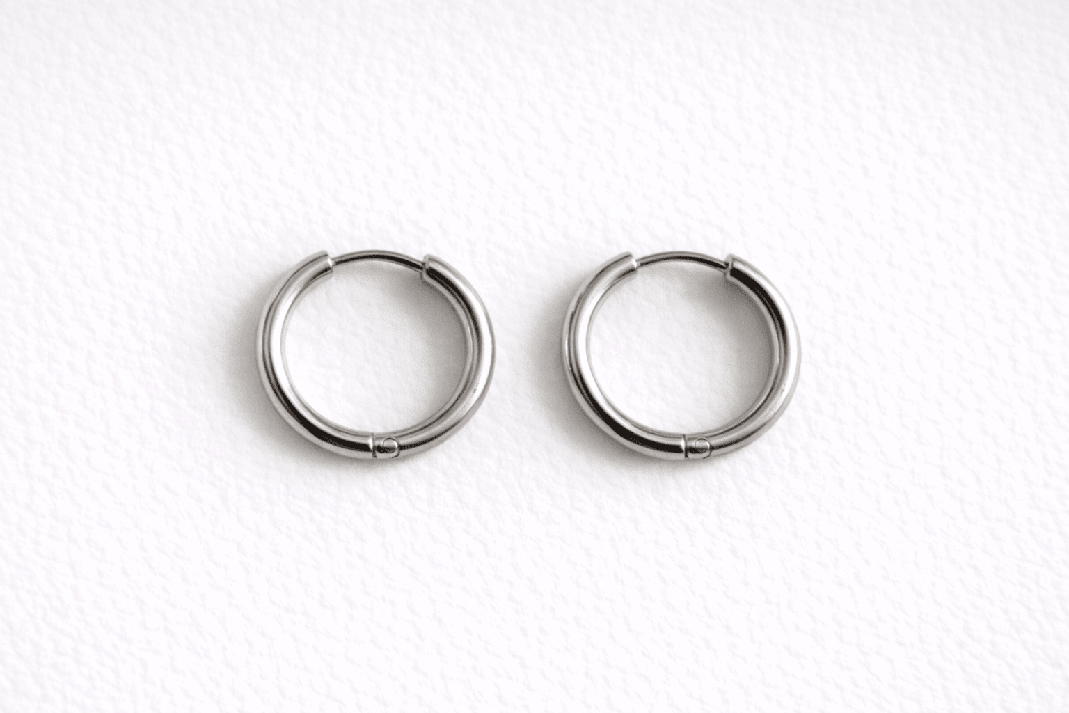 Créoles Boucles d'Oreilles Interchangeables Acier Inoxydable Modulables Femme Fait Main France - Bijoux Joséphine