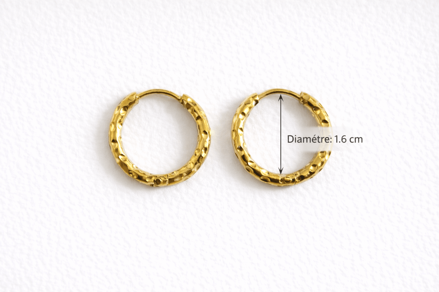 Créoles Boucles d'Oreilles Interchangeables Acier Inoxydable Modulables Femme Fait Main France - Bijoux Joséphine