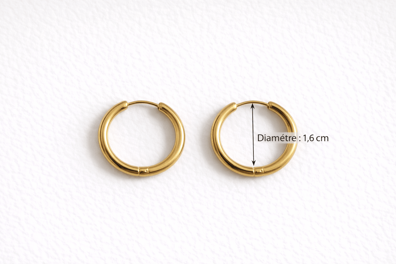 Créoles Boucles d'Oreilles Interchangeables Acier Inoxydable Modulables Femme Fait Main France - Bijoux Joséphine