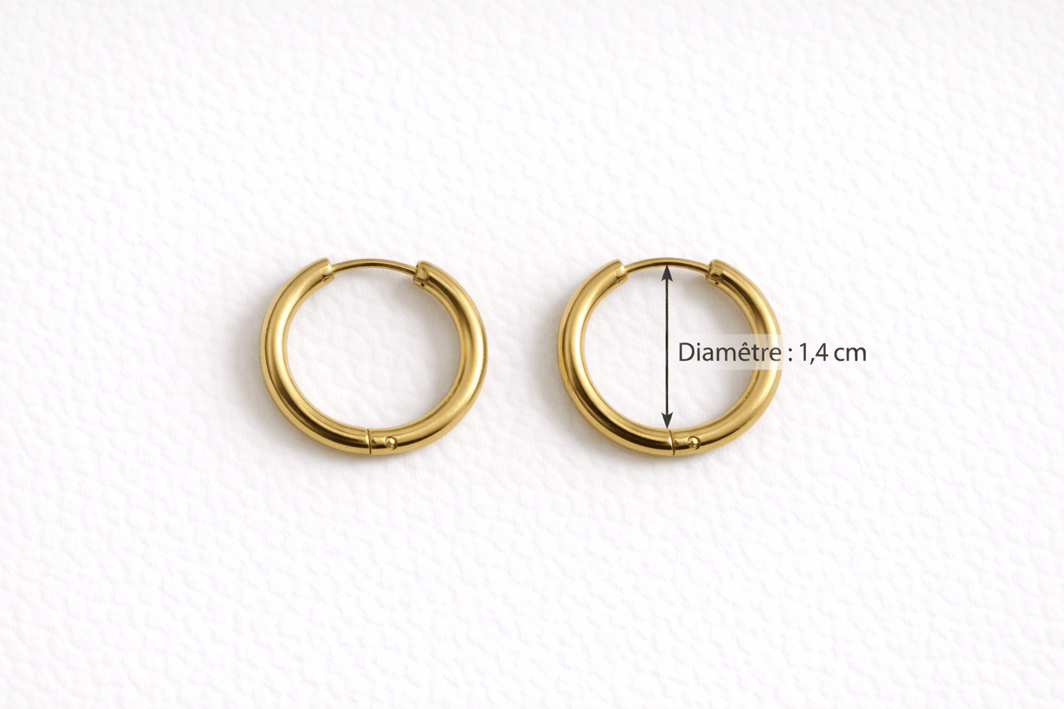 Créoles Boucles d'Oreilles Interchangeables Acier Inoxydable Modulables Femme Fait Main France - Bijoux Joséphine