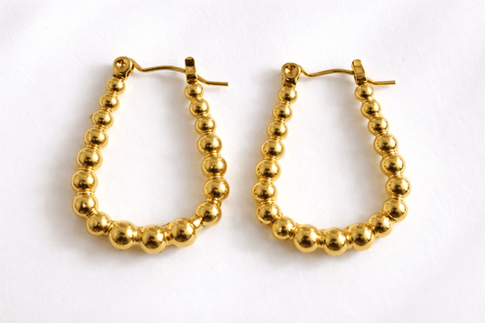 Créoles Boucles d'Oreilles Interchangeables Acier Inoxydable Modulables Femme Fait Main France - Bijoux Joséphine