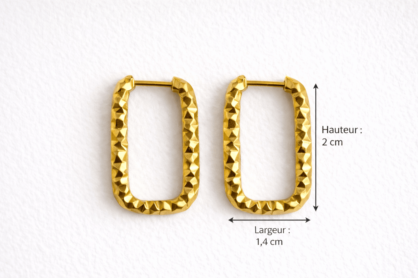 Créoles Boucles d'Oreilles Interchangeables Acier Inoxydable Modulables Femme Fait Main France - Bijoux Joséphine