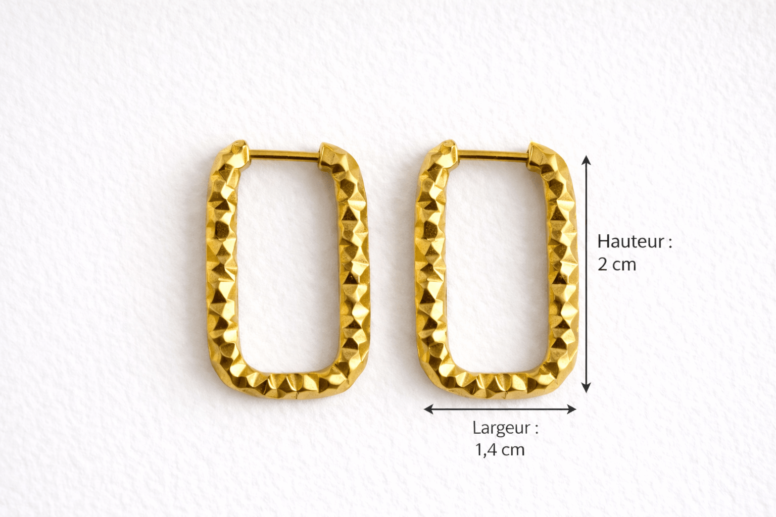 Créoles Boucles d'Oreilles Interchangeables Acier Inoxydable Modulables Femme Fait Main France - Bijoux Joséphine