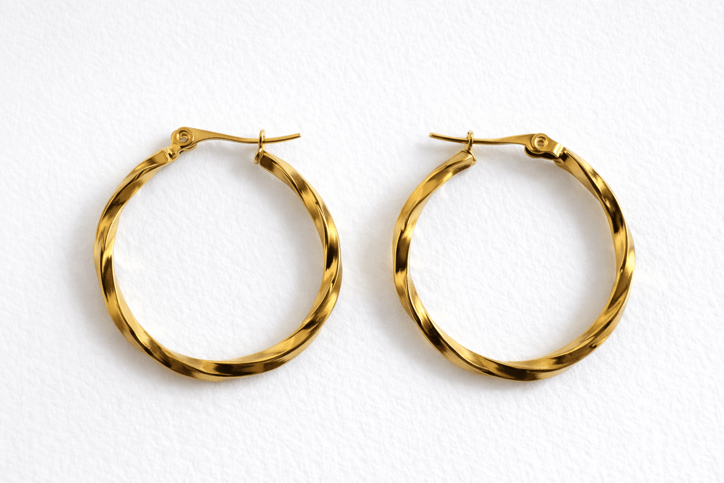 Créoles Boucles d'Oreilles Interchangeables Acier Inoxydable Modulables Femme Fait Main France - Bijoux Joséphine