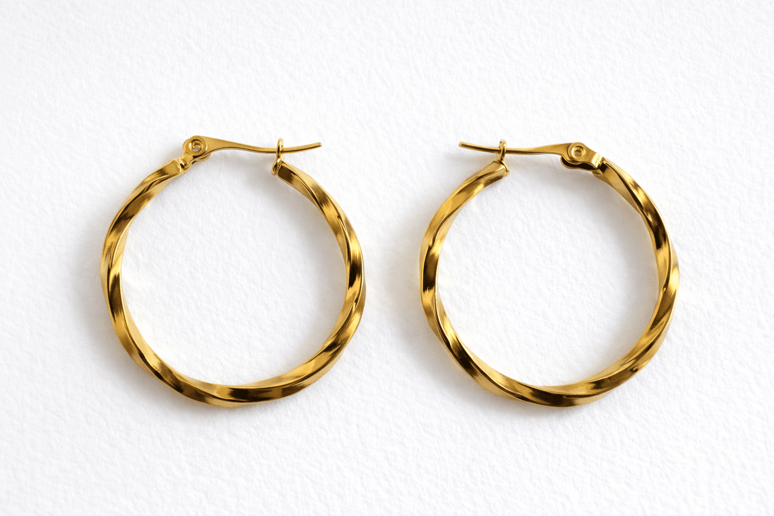 Créoles Boucles d'Oreilles Interchangeables Acier Inoxydable Modulables Femme Fait Main France - Bijoux Joséphine
