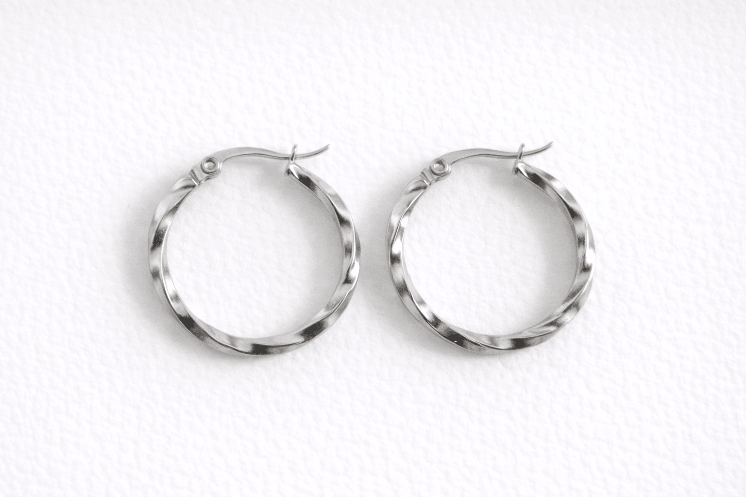 Créoles Boucles d'Oreilles Interchangeables Acier Inoxydable Modulables Femme Fait Main France - Bijoux Joséphine