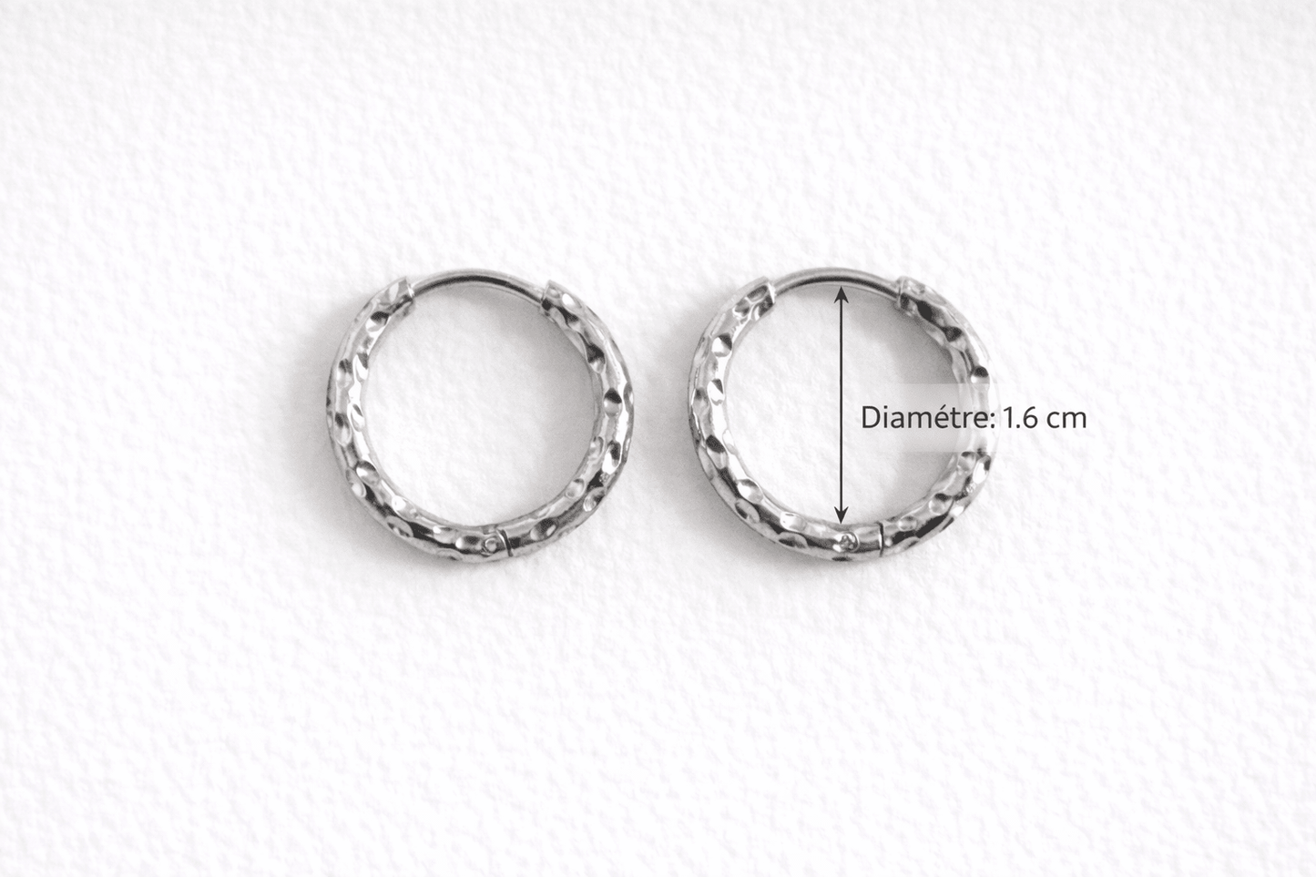Créoles Boucles d'Oreilles Interchangeables Acier Inoxydable Modulables Femme Fait Main France - Bijoux Joséphine