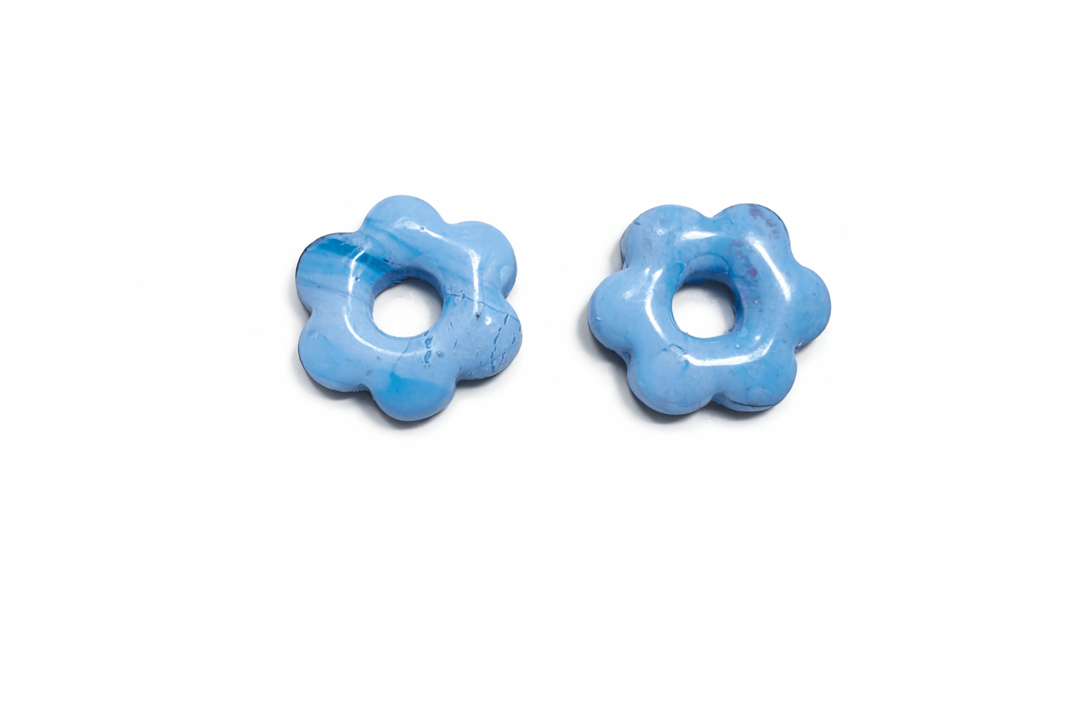 Pampilles Fleur Enfant Interchangeables Argile Polymère Boucles d'Oreilles Modulables Fait Main France - Bijoux Joséphine