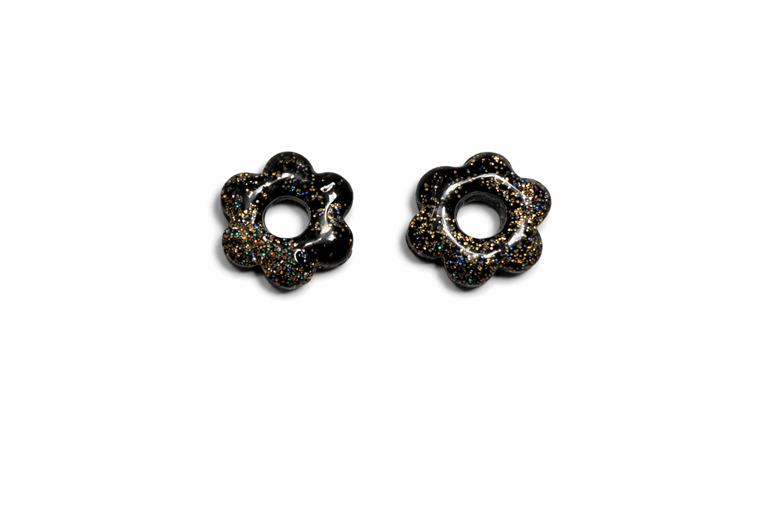 Pampilles Fleur Enfant Interchangeables Argile Polymère Boucles d'Oreilles Modulables Fait Main France - Bijoux Joséphine