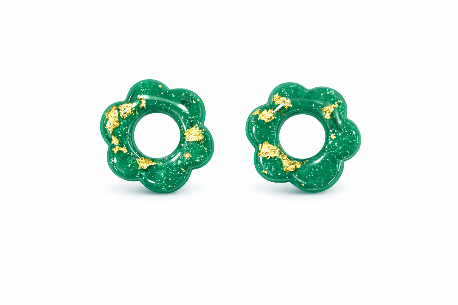 Pampilles Fleur Iconique Interchangeables Argile Polymère Boucles d'Oreilles Modulables Fait Main France - Bijoux Joséphine